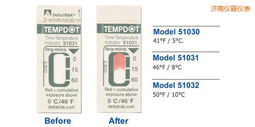 濟(jì)南溫度指示標(biāo)簽 Tempdot 時間-溫度標(biāo)簽