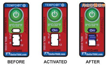 舟山溫度指示標(biāo)簽 累計(jì)上升時(shí)間/溫度的標(biāo)簽